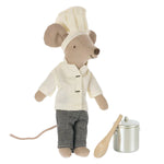 MAILEG-Souris Chef Avec Ses Utensils Maileg