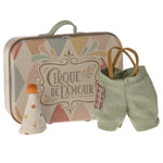 MAILEG-Tenue De Clown Et Sa Valisette, Petit Frère Souris Maileg