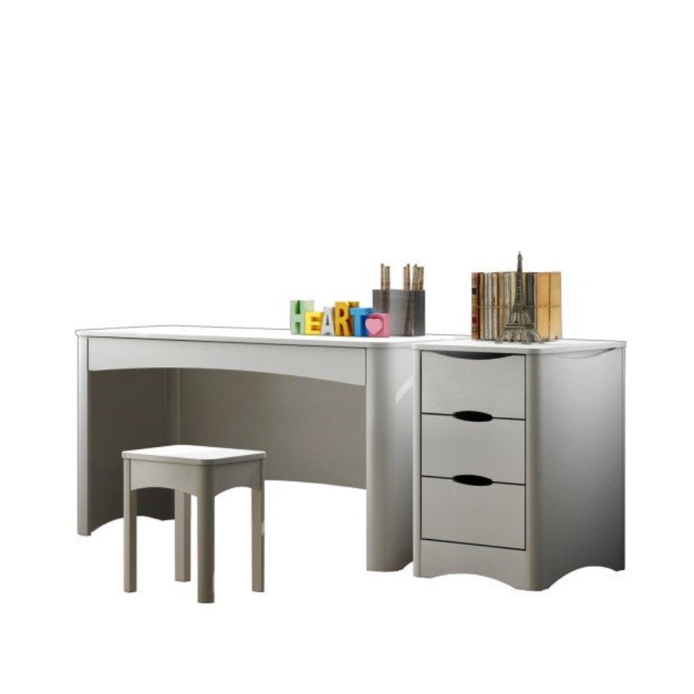 MATHY BY BOLS-Bureau 1 Tiroir FUSION Profiles Blanc