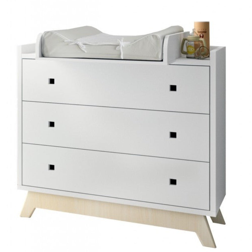 MATHY BY BOLS-Commode MADAVIN 3 Tiroirs Avec Pieds Multiplex Bouleau