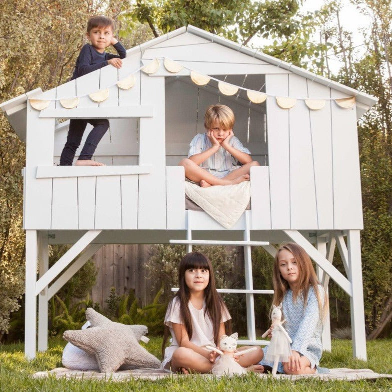 MATHY BY BOLS-Lit Cabane Simple 90 X 190 Cm (MDF+SAPIN)