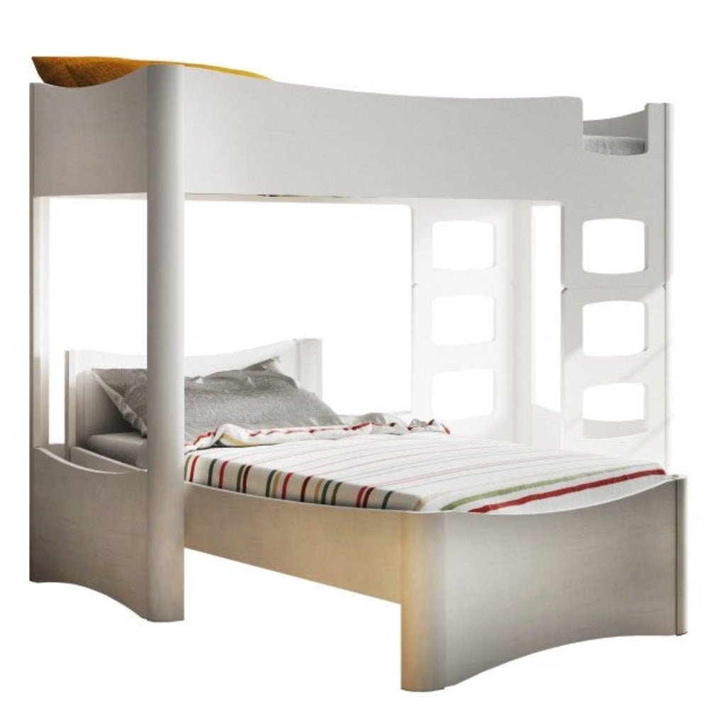 MATHY BY BOLS-Lit Surélevé 162 FUSION Profiles Blanc 90 x 190 cm