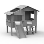 MATHY BY BOLS-Lit Cabane Mini Avec Toboggan 90x150 cm