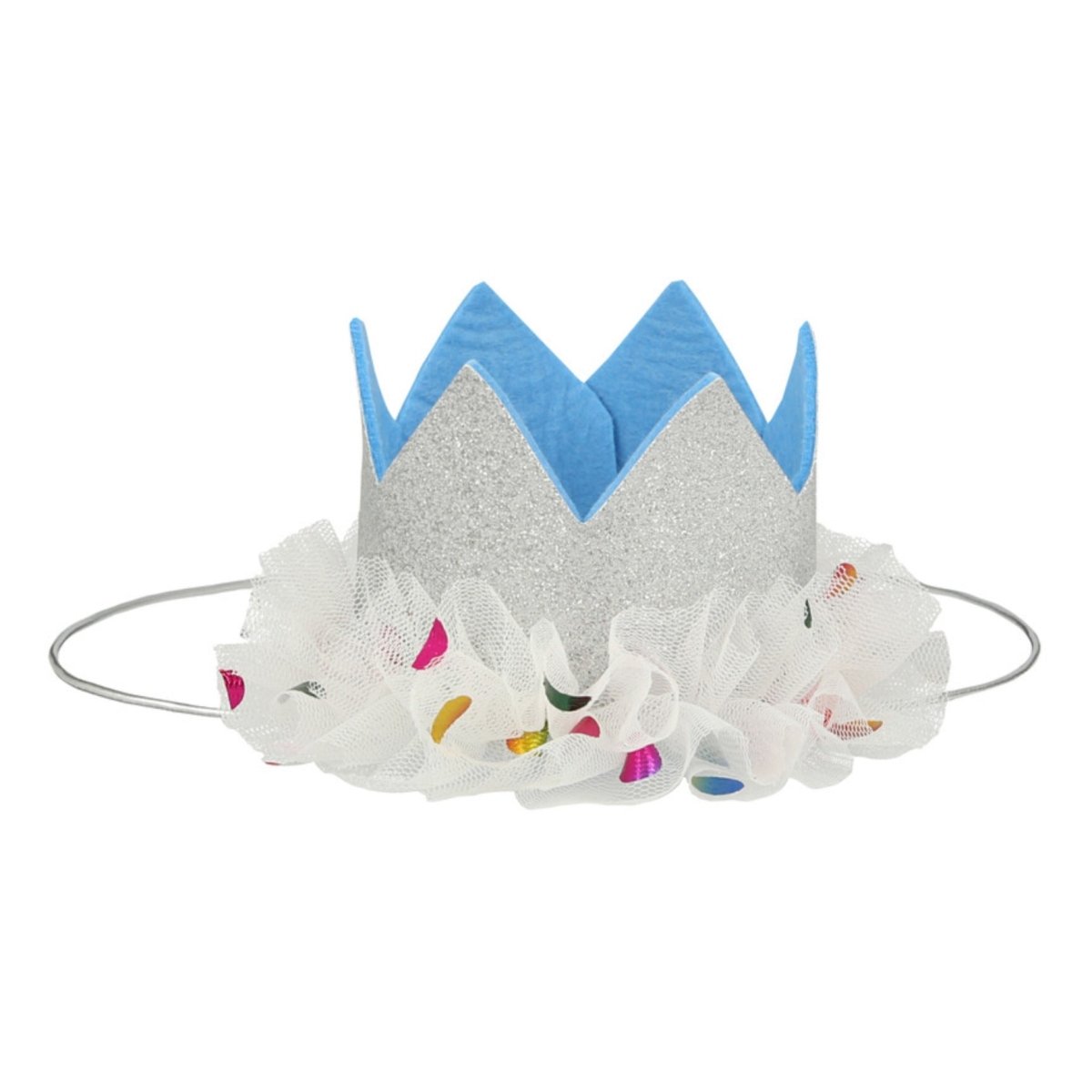 MERI MERI-Cape en Tulle à Pointillés Brillants & Couronne et Baguette