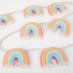 MERI MERI-Guirlande Arc-en-ciel En Feutre (1,80m)