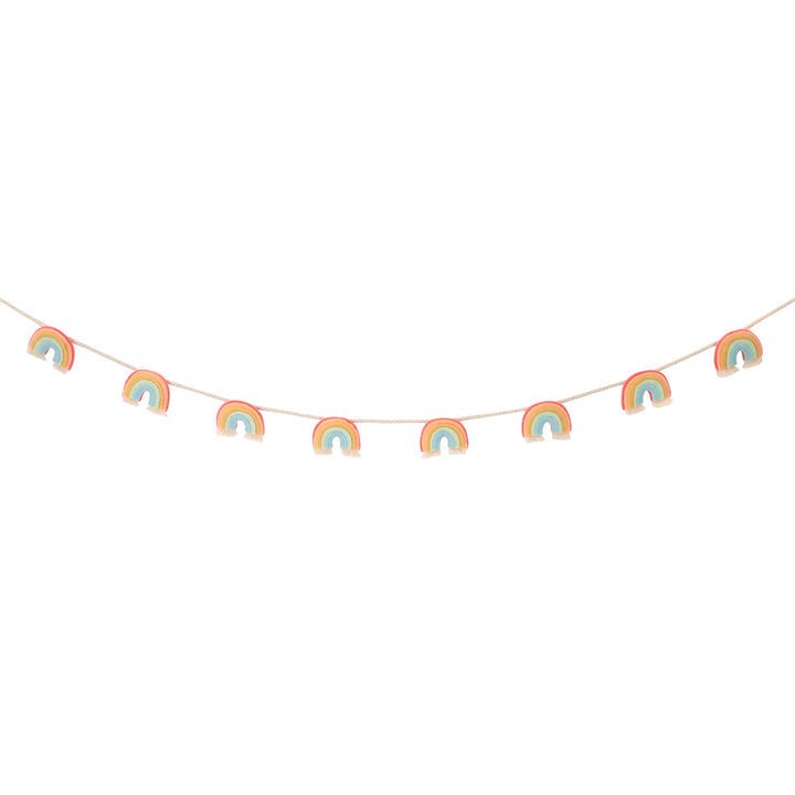 MERI MERI-Guirlande Arc-en-ciel En Feutre (1,80m)