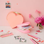 MERI MERI-Lot De 2 Valises Cœurs - Set De 2