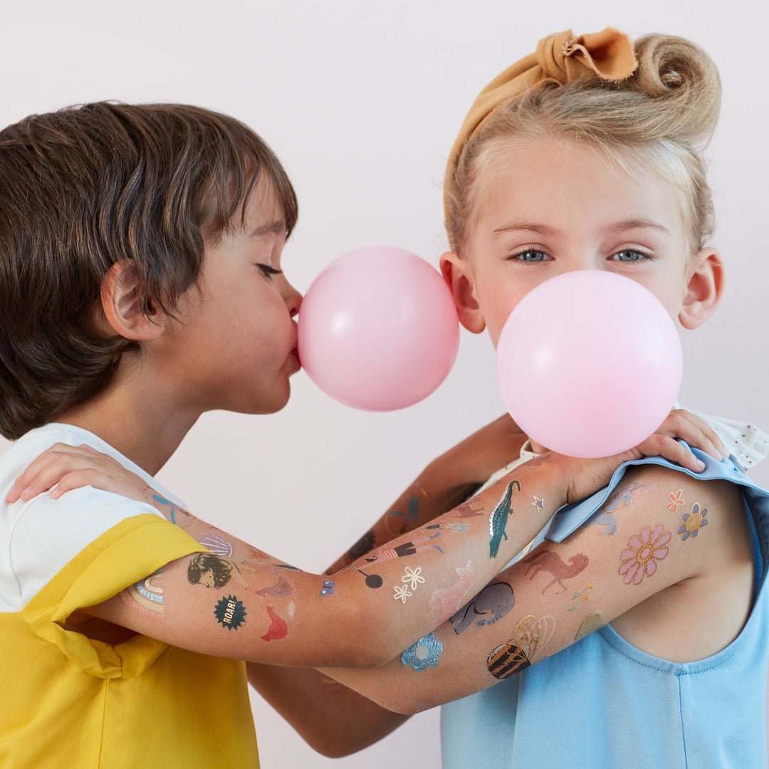 MERI MERI-Set De 2 Grandes Planches Tattoos Princesses Magiques