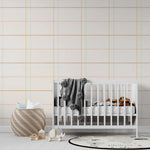 MUNKS & ME-Papier Peint Chambre Enfant à Motif Répété - À Carreaux Celia
