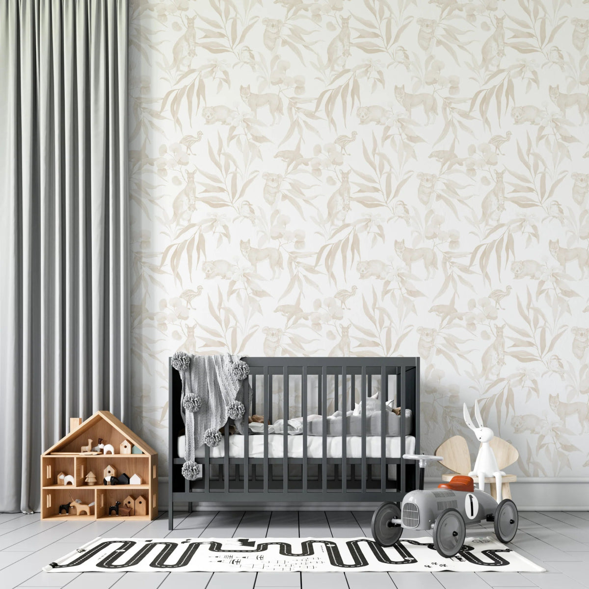 MUNKS & ME-Papier Peint Chambre Enfant à Motif Répété - Animal D'australie