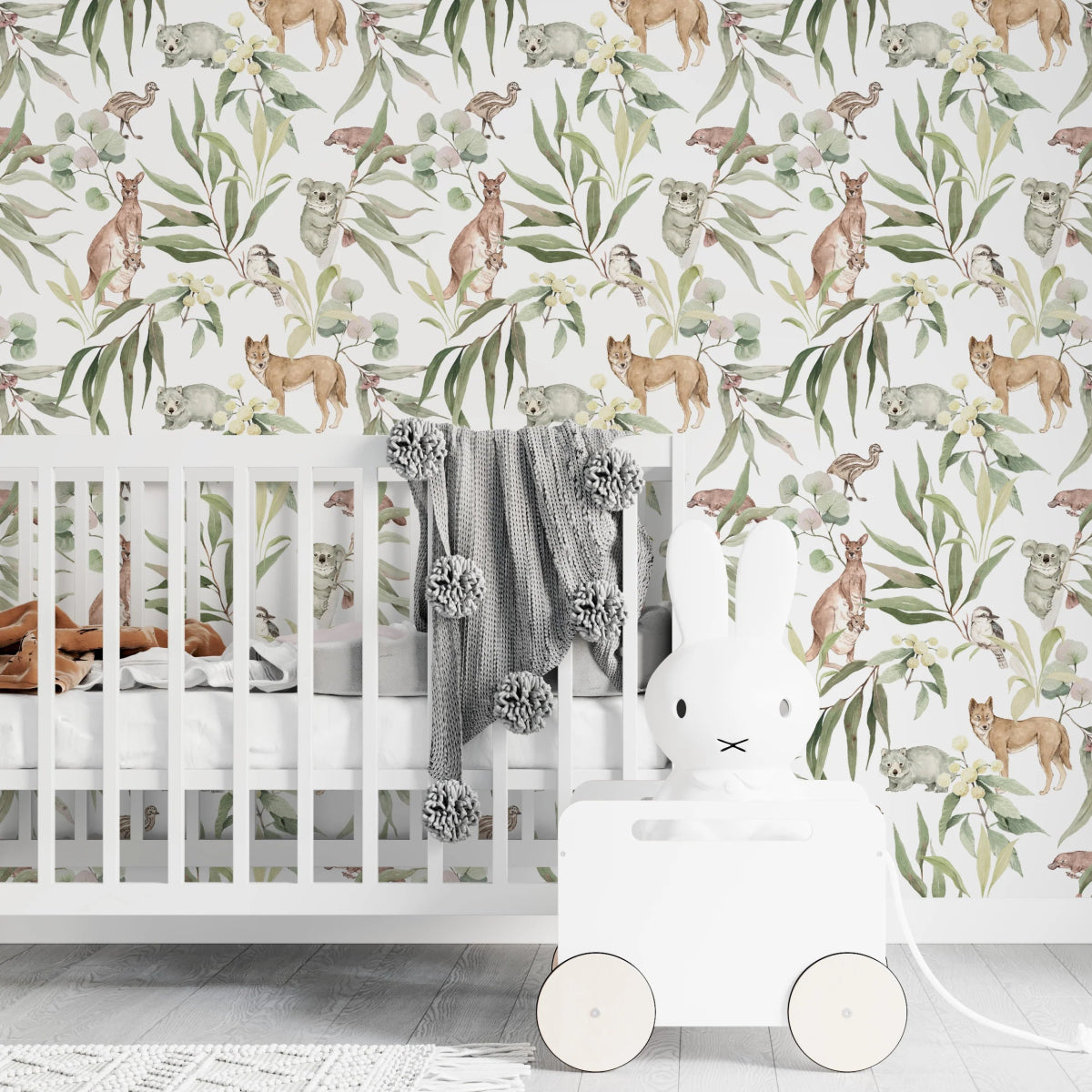 MUNKS & ME-Papier Peint Chambre Enfant à Motif Répété - Animal D'australie
