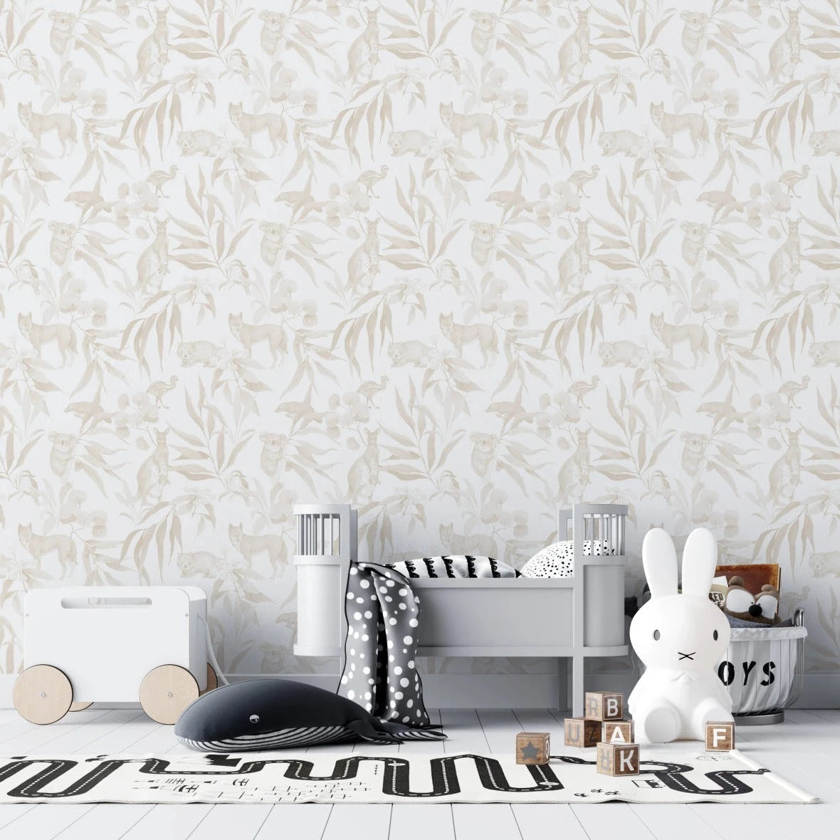 MUNKS & ME-Papier Peint Chambre Enfant à Motif Répété - Animal D’australie | Neutre