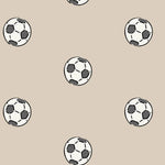 MUNKS & ME-Papier Peint Chambre Enfant à Motif Répété - Ballons De Football