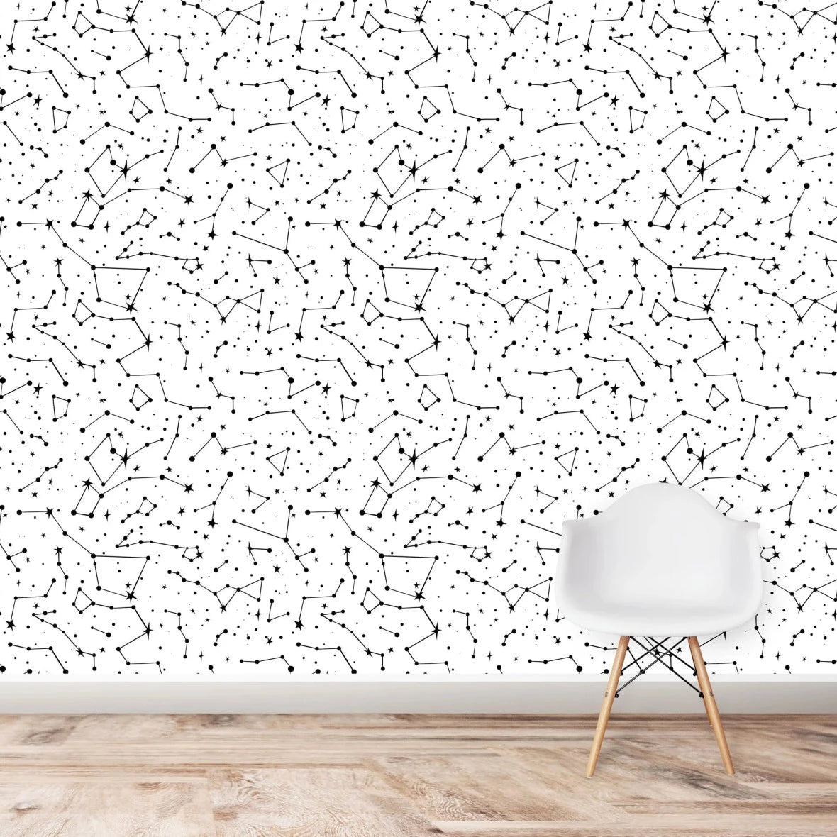 MUNKS & ME-Papier Peint Chambre Enfant à Motif Répété - Constellation