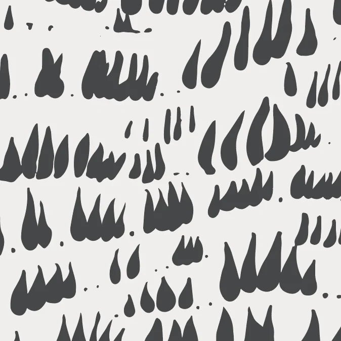 MUNKS & ME-Papier Peint Chambre Enfant à Motif Répété - Daphné Laisse Tomber - Charbon