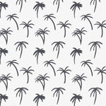 MUNKS & ME-Papier Peint Chambre Enfant à Motif Répété - De Palmier Tropical | Marine