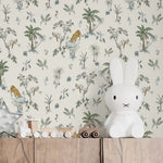 MUNKS & ME-Papier Peint Chambre Enfant à Motif Répété - De Tigre Tropical