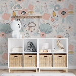 MUNKS & ME-Papier Peint Chambre Enfant à Motif Répété - Floral Betsy