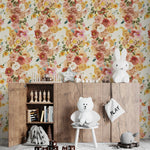 MUNKS & ME-Papier Peint Chambre Enfant à Motif Répété - Floral Blairs