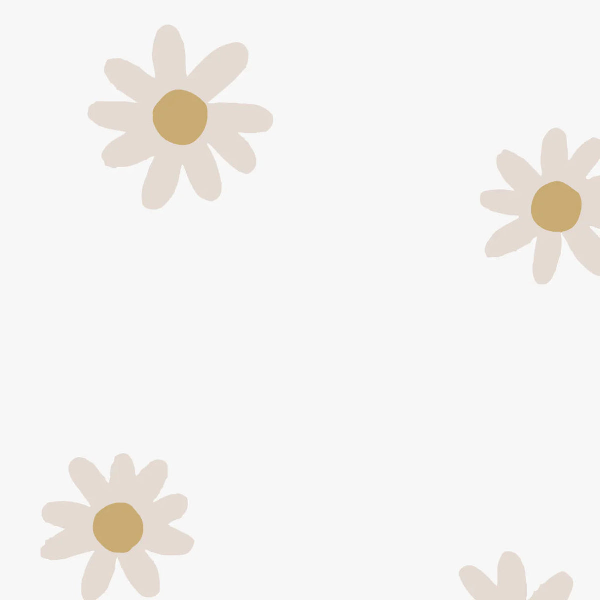 MUNKS & ME-Papier Peint Chambre Enfant à Motif Répété - Floral Marguerite