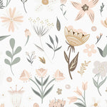 MUNKS & ME-Papier Peint Chambre Enfant à Motif Répété - Floral Millie
