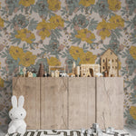 MUNKS & ME-Papier Peint Chambre Enfant à Motif Répété - Floral Wanda