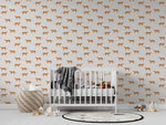 MUNKS & ME-Papier Peint Chambre Enfant à Motif Répété - Goldies Cheetah - Rose