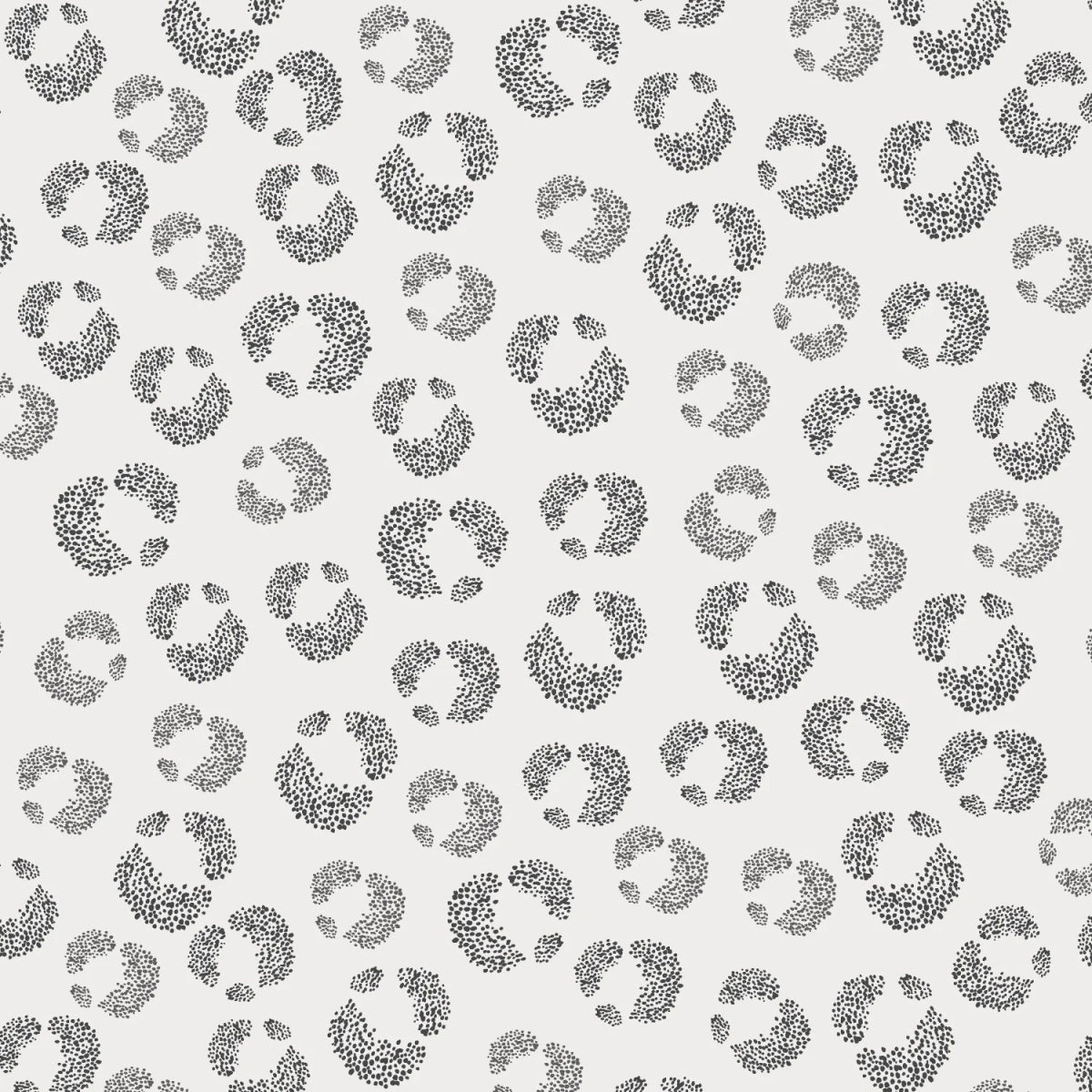 MUNKS & ME-Papier Peint Chambre Enfant à Motif Répété - Hallie Leopard - Charbon