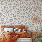 MUNKS & ME-Papier Peint Chambre Enfant à Motif Répété - Hallie Leopard - Charbon