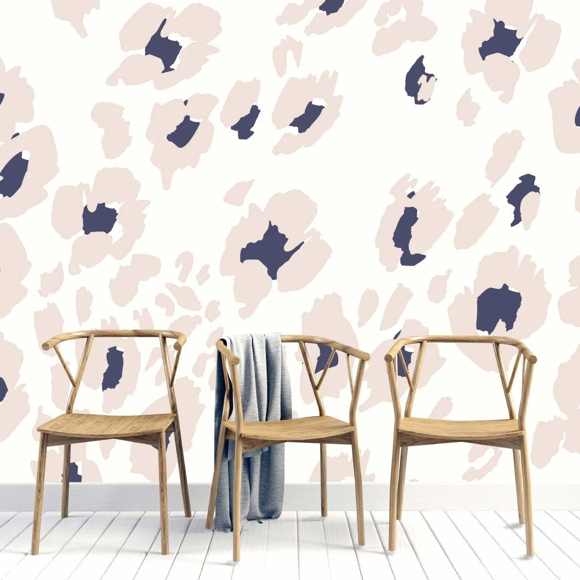 MUNKS & ME-Papier Peint Chambre Enfant à Motif Répété - Léopard Mira