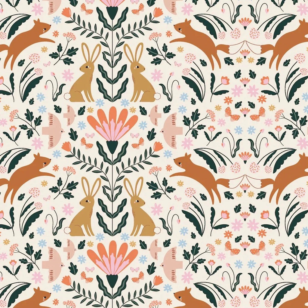 MUNKS & ME-Papier Peint Chambre Enfant à Motif Répété - Minnies Woodland