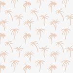 MUNKS & ME-Papier Peint Chambre Enfant à Motif Répété - Noa Palme Tropicale - Rose