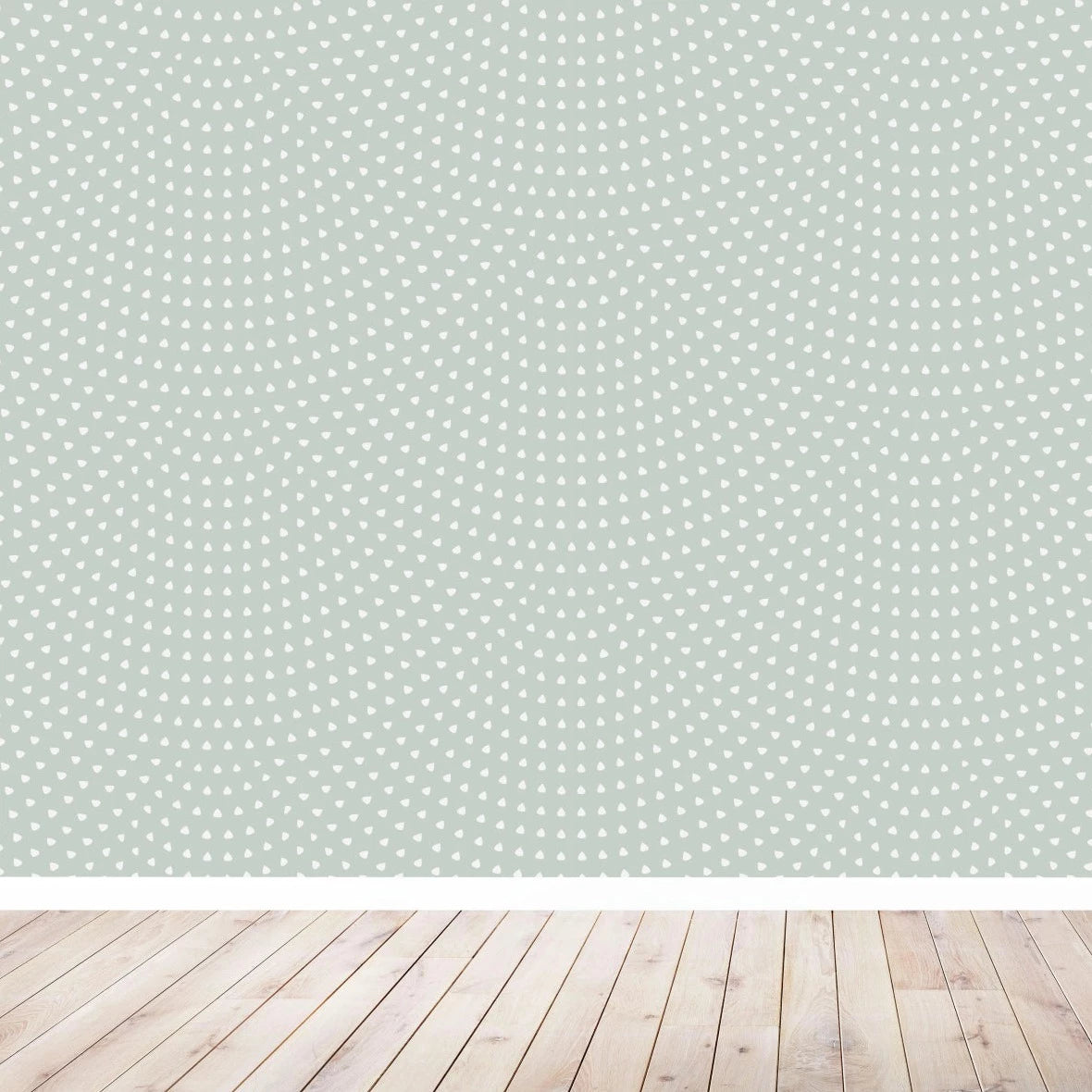 MUNKS & ME-Papier Peint Chambre Enfant à Motif Répété - Pétoncle | Turquoise