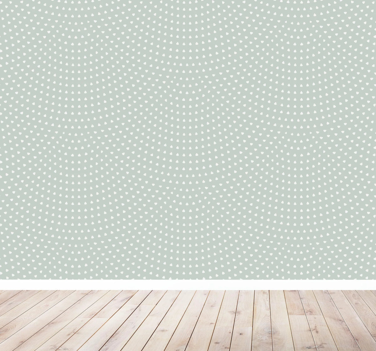 MUNKS & ME-Papier Peint Chambre Enfant à Motif Répété - Pétoncle | Turquoise