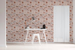 MUNKS & ME-Papier Peint Chambre Enfant à Motif Répété - Rigby Dog - Rose