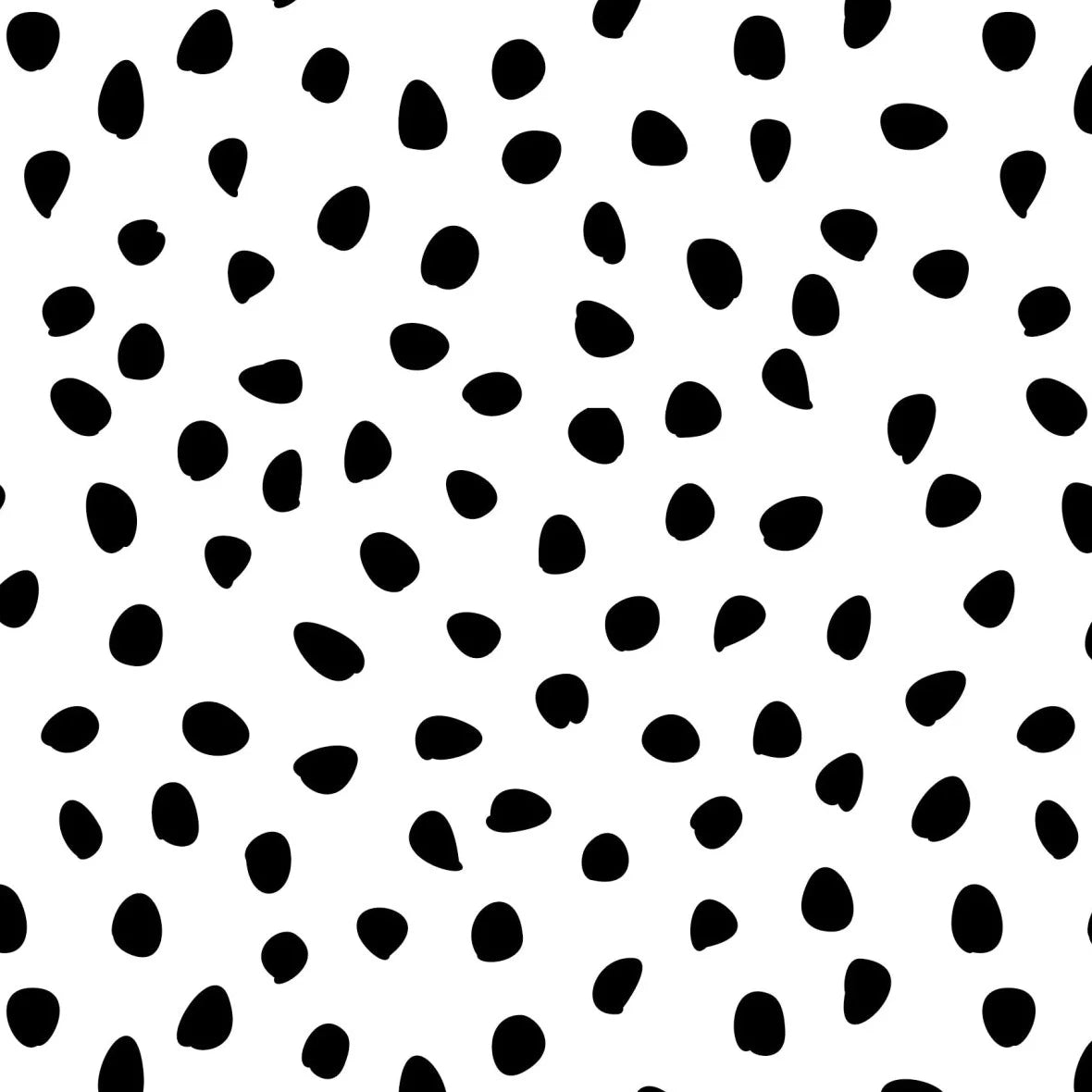MUNKS & ME-Papier Peint Chambre Enfant à Motif Répété - Saupoudrer - Noir