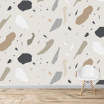 MUNKS & ME-Papier Peint Chambre Enfant à Motif Répété - Terrazzo Arts