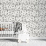 MUNKS & ME-Papier Peint Chambre Enfant à Motif Répété - Zèbre Africain Sauvage