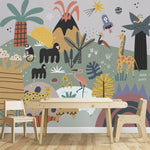 MUNKS & ME-Papier Peint Chambre Enfant Amis Merveilleux