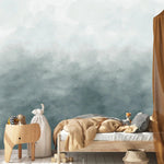 MUNKS & ME-Papier Peint Chambre Enfant Aquarelle - Vert