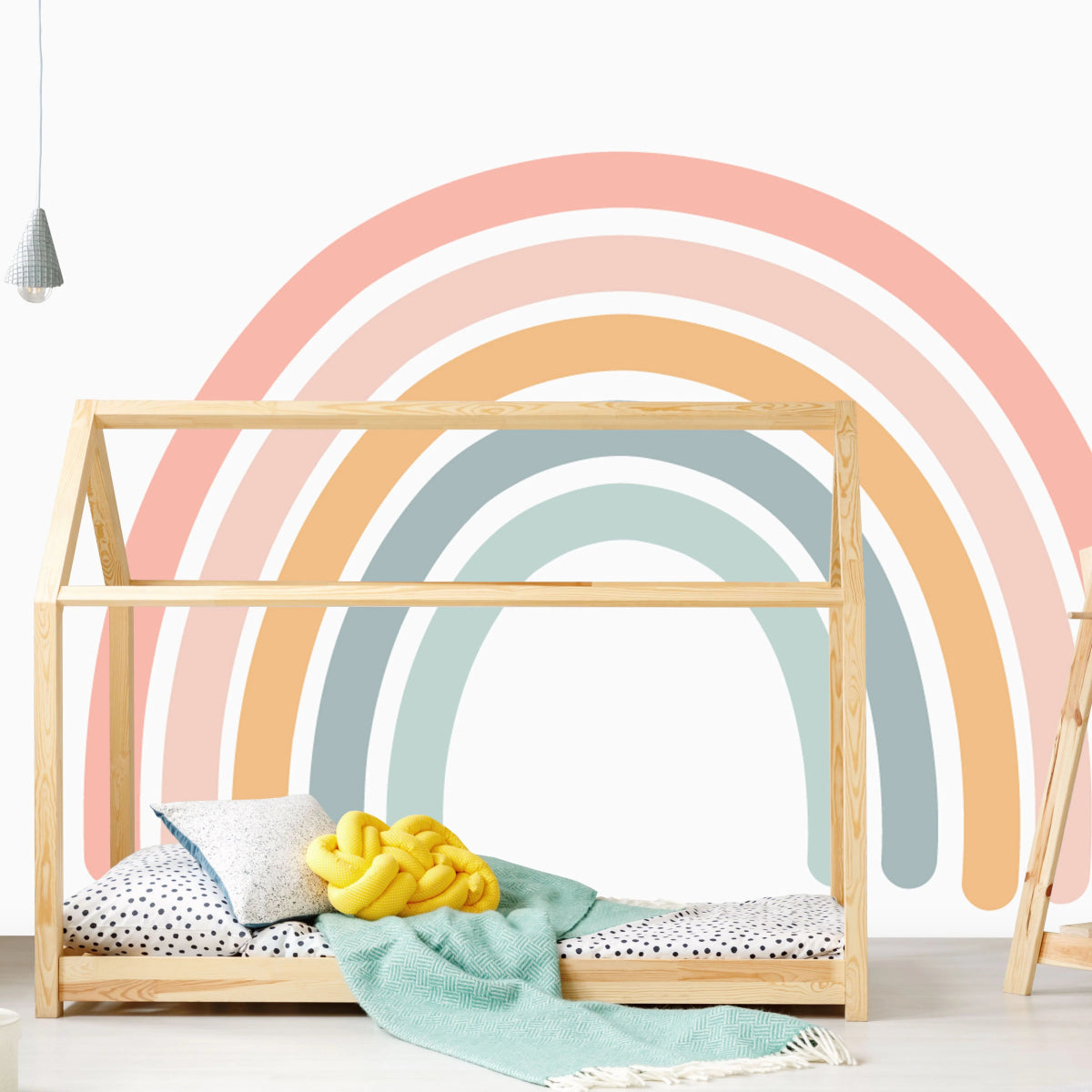 MUNKS & ME-Papier Peint Chambre Enfant Arc-en-ciel