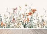 MUNKS & ME-Papier Peint Chambre Enfant Champ De Fleurs De Quinns