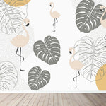 MUNKS & ME-Papier Peint Chambre Enfant Flamant