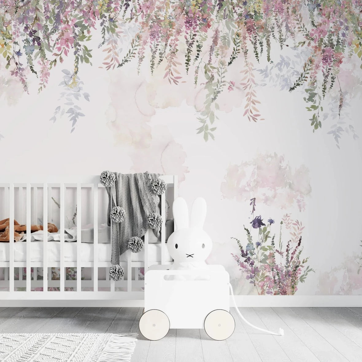 MUNKS & ME-Papier Peint Chambre Enfant Fleurs De Florence