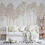 MUNKS & ME-Papier Peint Chambre Enfant Forêt - Huître