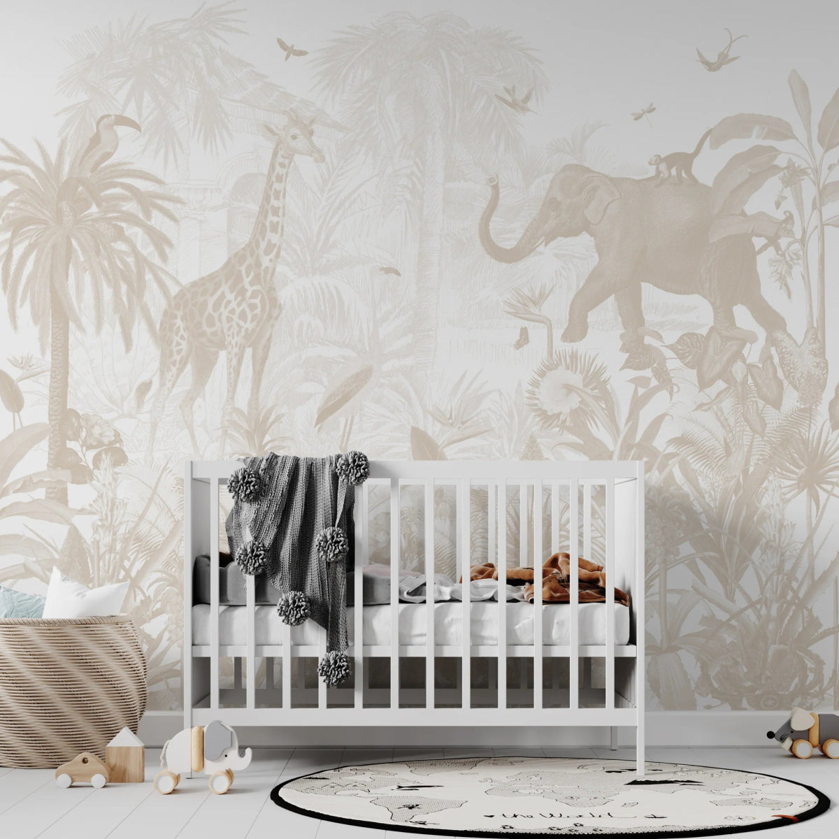 MUNKS & ME-Papier Peint Chambre Enfant - Jungle Magique