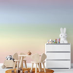 MUNKS & ME-Papier Peint Chambre Enfant Ombre - Arc-en-ciel