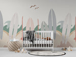 MUNKS & ME-Papier Peint Chambre Enfant Paradis Des Surfeurs