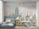 MUNKS & ME-Papier Peint Chambre Enfant Paradis Des Surfeurs
