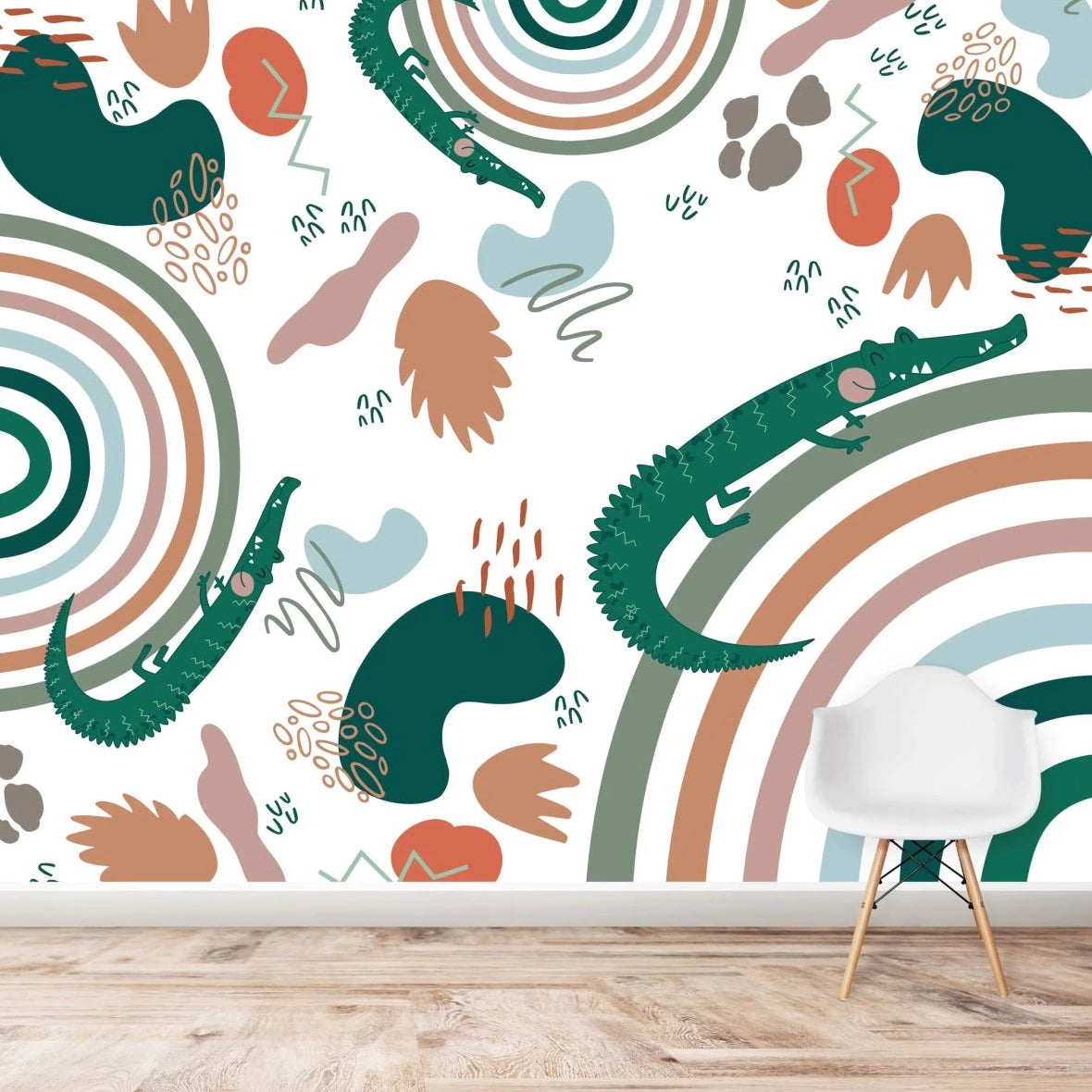 MUNKS & ME-Papier Peint Chambre Enfant Quoi De Neuf Croc